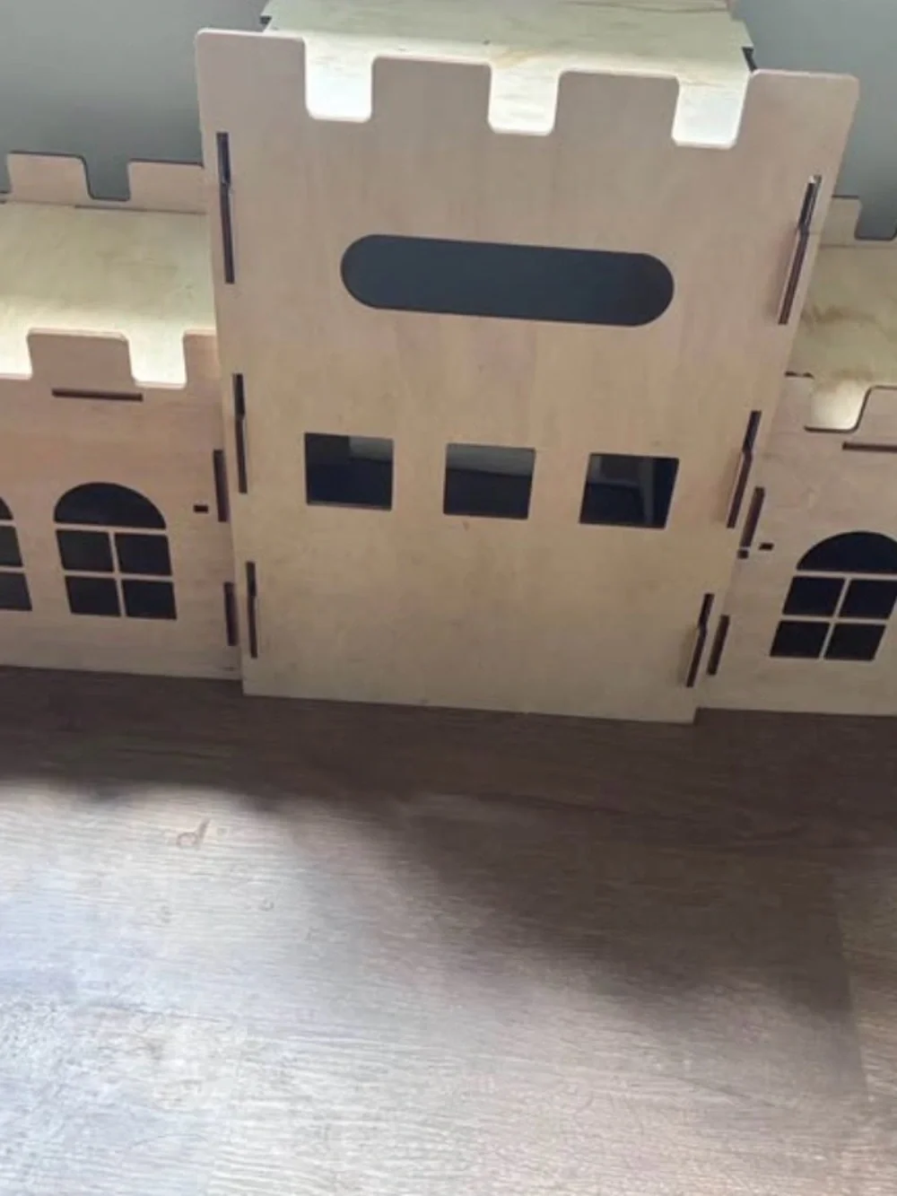 Extra Large Bunny Castles Hideout Split Balcony for Indoor Bunnies Climbing Towe